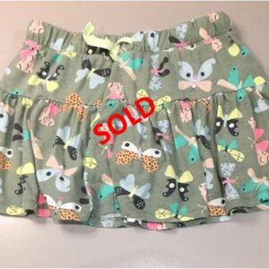 Cat & Jack Butterfly Skort, 7-8, Butterflies